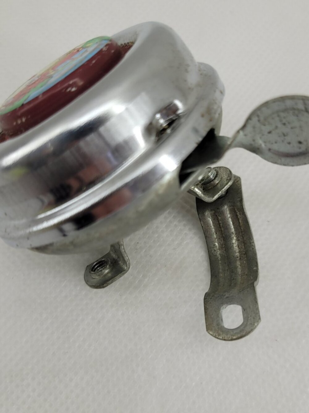 Vintage Bicycle Tricycle Bell Fire Engine Thumb Ring Ring! Works! - Picture 4 of 7